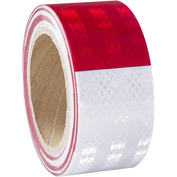 BANDE REFLECHISSANTE ROUGE 38MM*3.07M