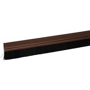 BAS DE PORTE ADHESIF BALAIS MARRON